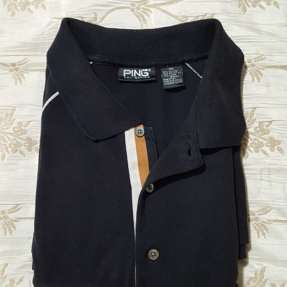 PING Golf Polo with tri-color placket 2XL - Picture 6 of 7